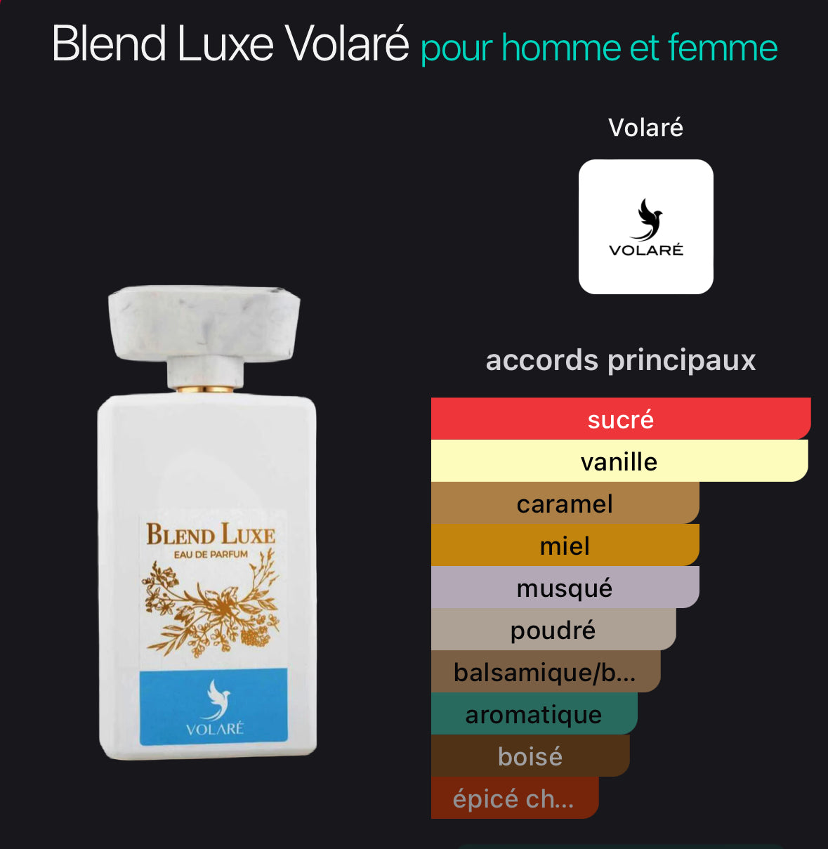 Blend luxe - Volaré