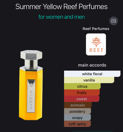 Summer yellow - Reef Perfumes