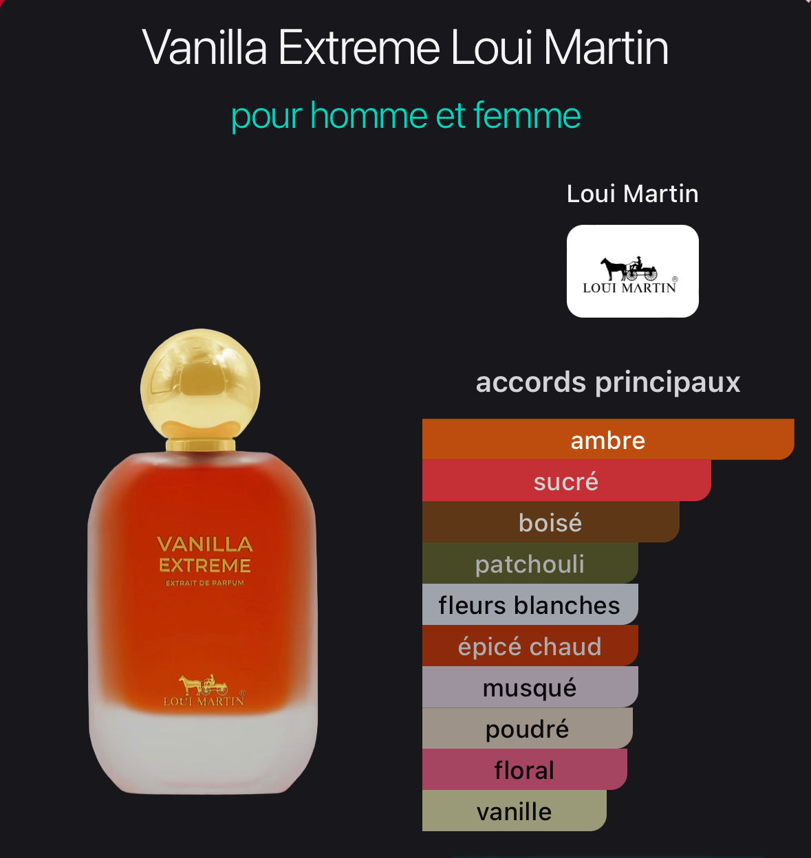 Vanilla extrême - Loui Martin